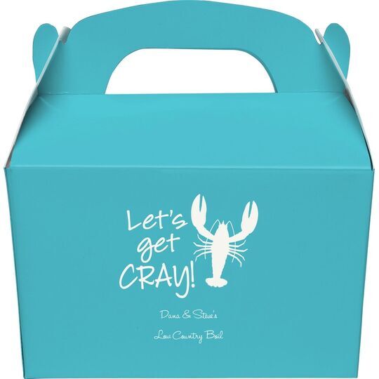 Let's Get Cray Gable Favor Boxes